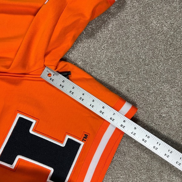 Pro Standard Mens Large Orange Illinois Fighting Illini Logo Athletic Shorts NWT - Picture 8 of 8